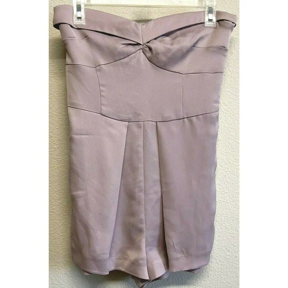 NBD Strapless Blush Romper - Picture 2 of 8